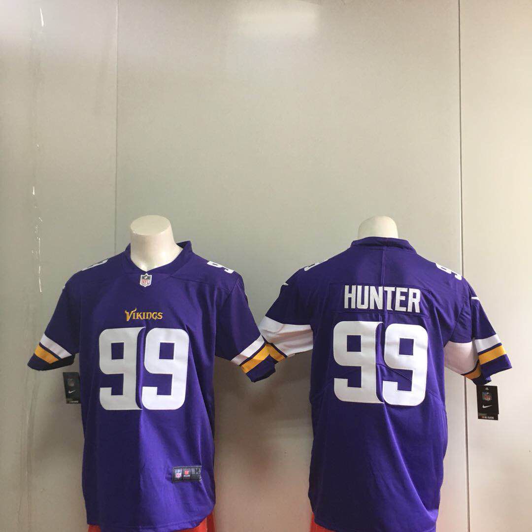 Men Minnesota Vikings #99 Hunter Purple Nike Vapor Untouchable Limited Playe NFL Jerseys